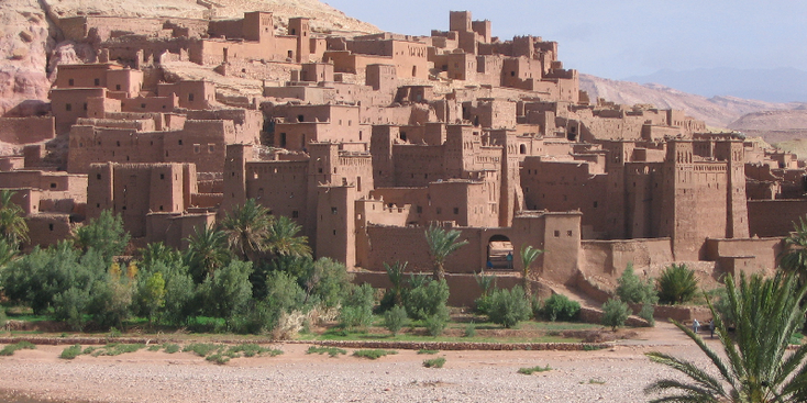 Ait-Benahddoudou-Kasbah-Marokko-lemen-stad-woestijn