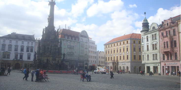 Olomouc-Horní-náměstí-Moravië-plein-Tsjechië