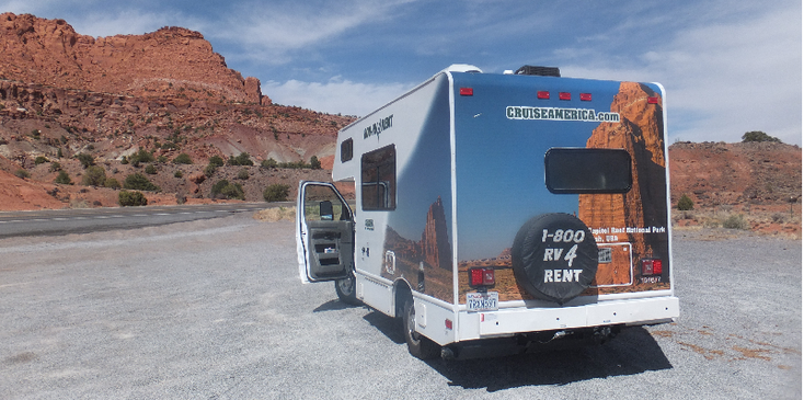 Arches-Nationaal-Park-camper-Verenigde-Staten