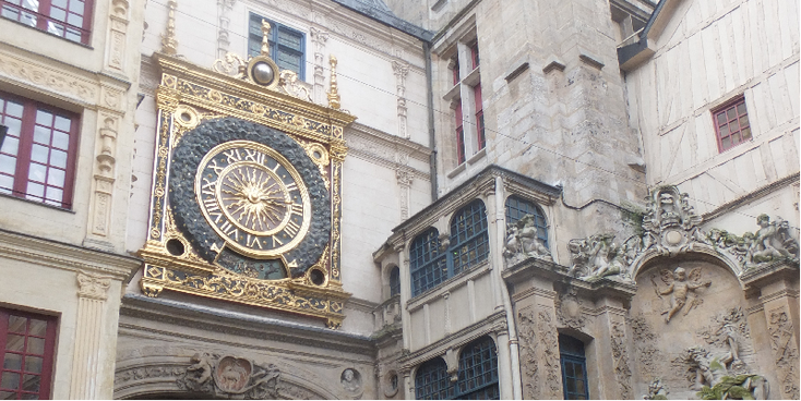 Rouen-France-Le-Gros-Horloge-Clock