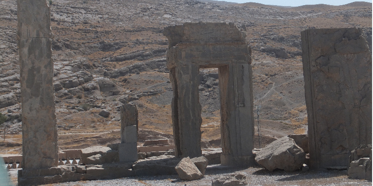 Persepolis-Darius-I-Iran-ruïnes-columns-archeologie-Perzië-Shiraz