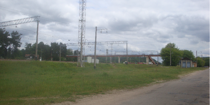 Paneriai-treinstation-rails-Litouwen