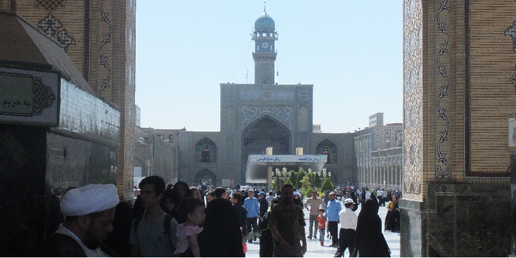 Mashad-Imam-Reza-minaret-moskee-complex-Iran