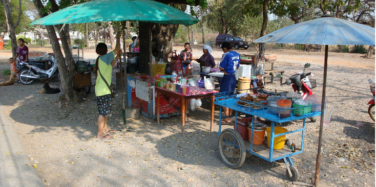 Ayuttayah-eet-stalletje-Thailand