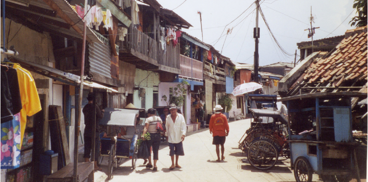 Sunda-Kelapa-Jakarta-Djakarta-Java-Indonesië-straatleven