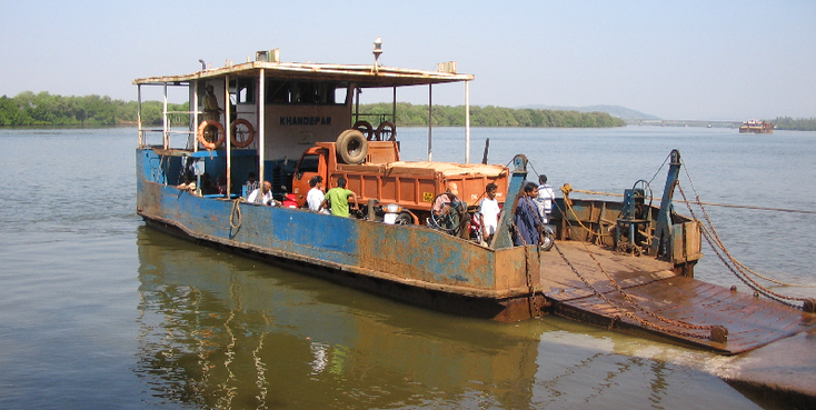 Palolem-Goa-India-veerboot-rivier-Colva-Panaji