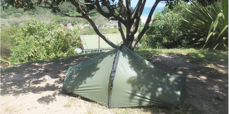 Amapondo-backpackers-camping-tent-Port-Sint-John-Zuid-Afrika