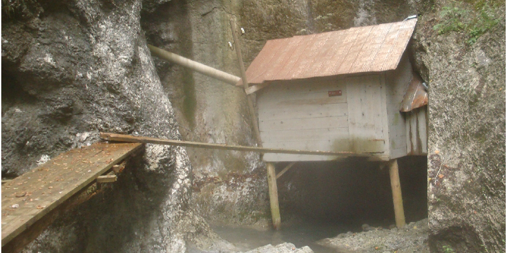 Cerkno-Franja-hospitaal-ziekenhuis-Partizanen-geheim-WW2-barakken-Slovenië-Cerknica-rivier-vallei