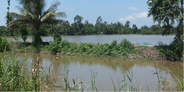 Rung-Tram-hoofdkwartier-Vietcong-verborgen-geheim-kano-kanalen-Vietnam-Mekong-Delta