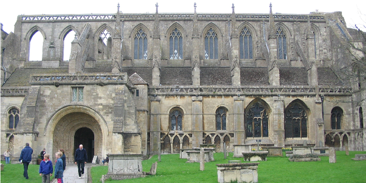 Malmesbury-klooster-ruïne-Cotswolds-Engeland