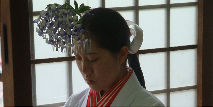 Nara-traditioneel-hoofdtooi-Japan