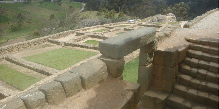 Ingapirca-Inca-stad-ruïne-Canari-indianen-inheems-Ecuador-archeologie