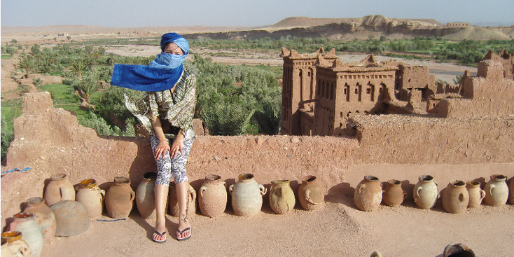 Ait-Benahddoudou-Kasbah-Marokko-lemen-stad-woestijn