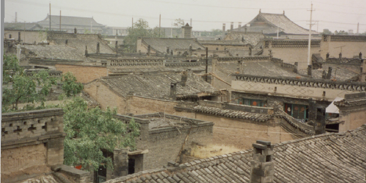 Pingyao-daken-China-straatleven-traditioneel-architectuur-filmopnamen-filmlokatie