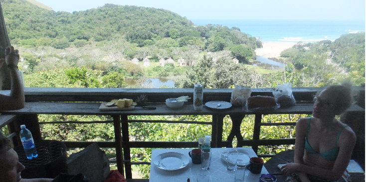 Amapondo-backpackers-terras-Port-St-John-Zuid-Afrika