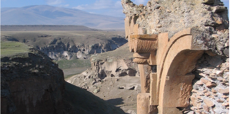 Ani-Armeens-Armenië-hoofdstad-grens-Turkije-ruïnes-plateau