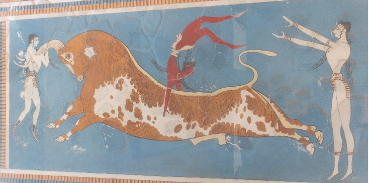 Knossos-Fresco-Minos-Minoan-Civilization-Greece-Heraklion-Crete