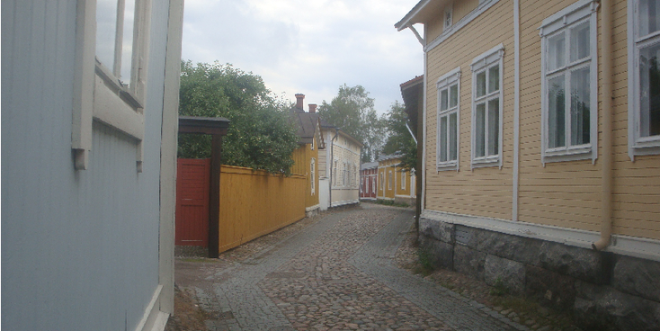 Rauma-Vanha-historisch-houten-huizen-Finland