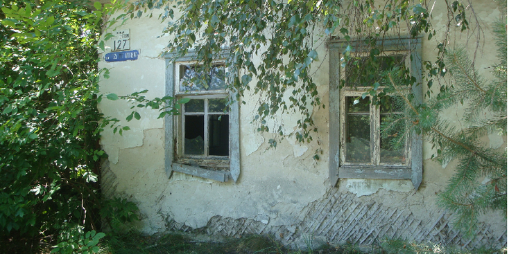 Tsjernobyl-nucleaire-ramp-huis-verlaten-Oekraïne