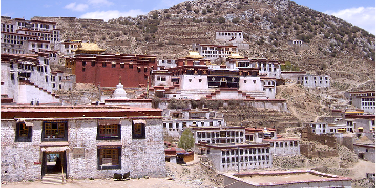 Tibet-stad-klooster-China