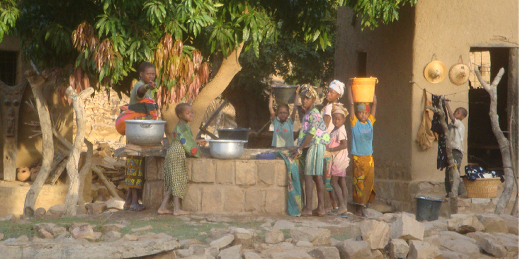 Dogon-Tirelli-Banani-waterput-Mali