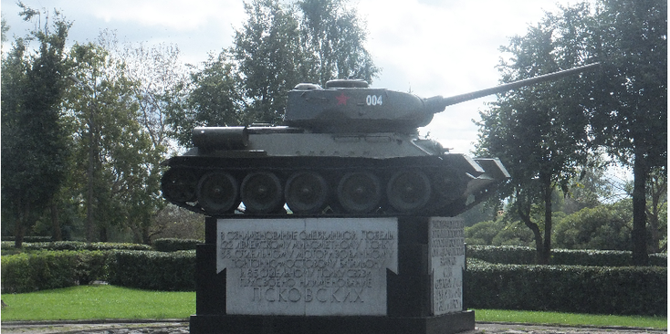 Pskov-tank-Russisch-T34-Rusland