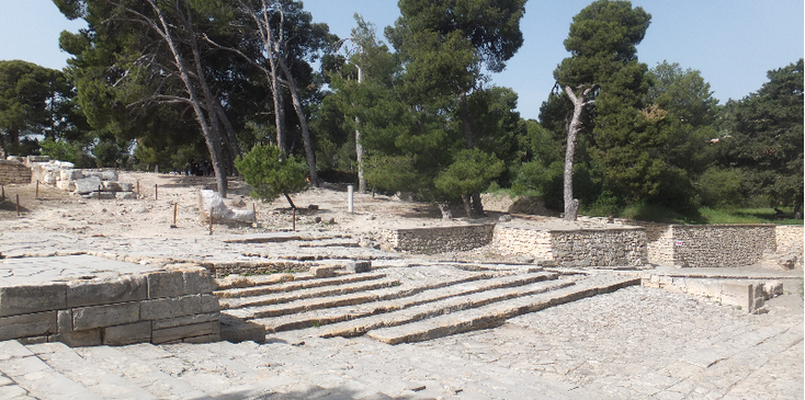 Knossos-Koninklijke-weg-Griekenland-Heraklion-Kreta-Minoische-beschaving-archeologie