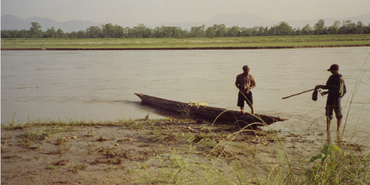 Chitwan-nationaal-park-Nepal-rivier-boot-gids