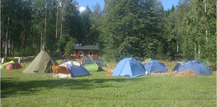Linnansaari-nationaal-park-Sammakkoniemi-bos-camping-tenten-Finland
