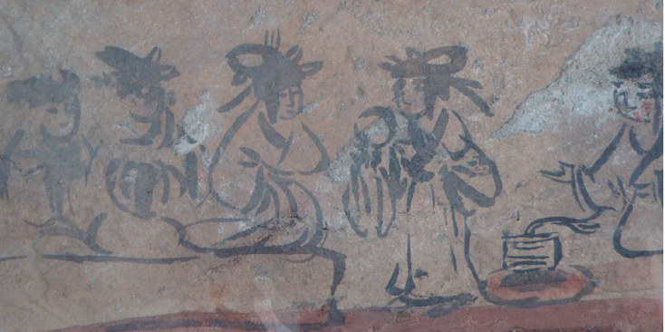 Jiayuguan-Chinese-muur-China-Fort-Drawing-Graffiti