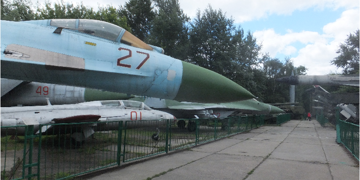 Museum-gewapende-troepen-vliegtuigen-WW2-Moskou-Rusland