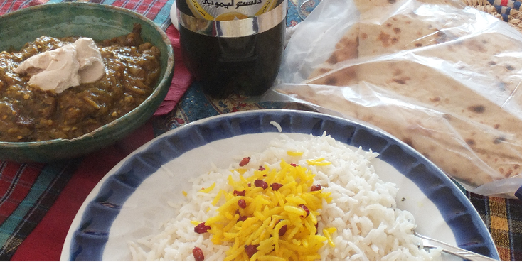 Khoresht-e-Bademjan-aubergine-Delster-bier-Iran 