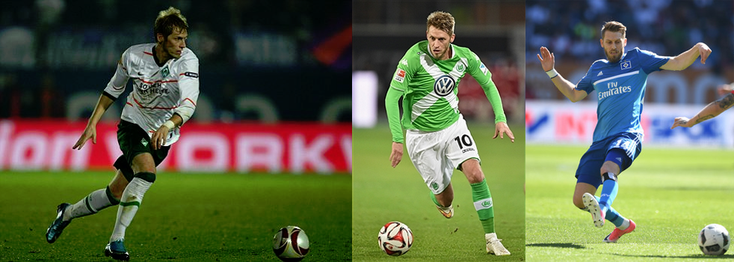 Werder - Wolfsburg - HSV - Click to enlarge