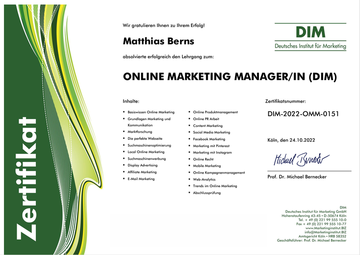 Ein weiterer Baustein der Erfolgsgeschichte, nun bin ich Buchautor, Reisejournalist, Fotograf und Online-Marketing Manager