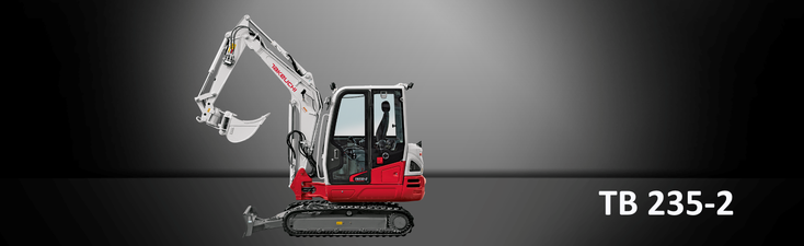 Bild: Takeuchi  Bagger TB 235 -2 Maschinengewicht 3.465 kg