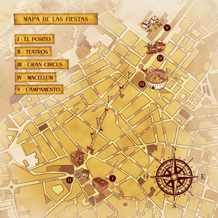 Programa de las Fiestas Ibero Romanas de Castulo en Linares