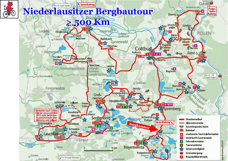Niederlausitzer Bergbautour, Zimmervermietung-Burghammer, 02979