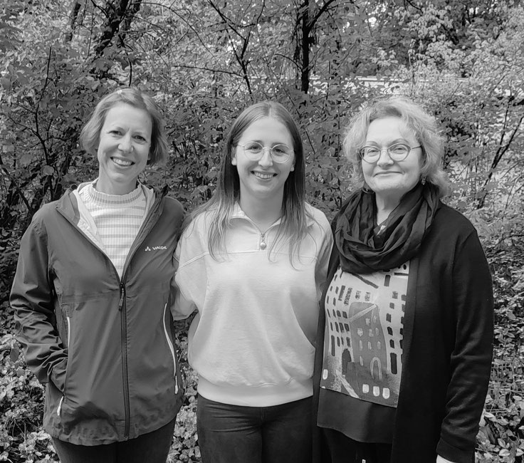 Frau Scheibe, Frau Hansen und Frau Eckardt