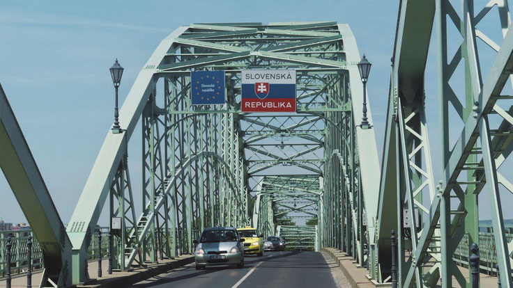 slovaquie panneau frontière bigousteppes pont