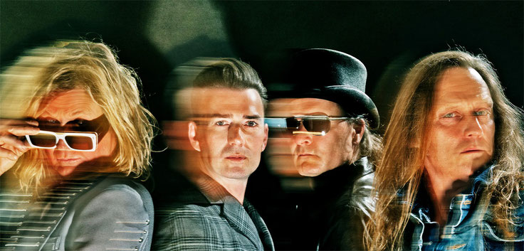 Dänisches Hardrock-Dynamit: Die skandinavische Kultband D-A-D steuert am 7. November das Memminger "Kaminwerk" an. Foto: Promo 