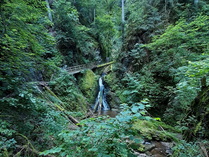 Wasserfall in der Lotenbachklamm