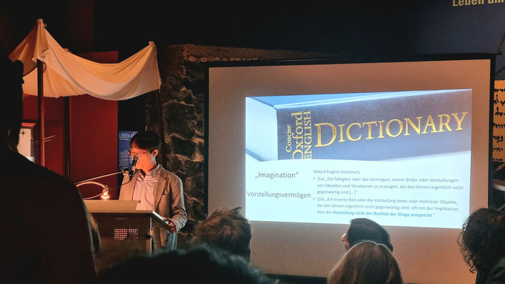 Dr. An-Ting Yi (Freie Universität Amsterdam) hält seinen Abendvortrag, Quelle: Rahel Müller (EHH)