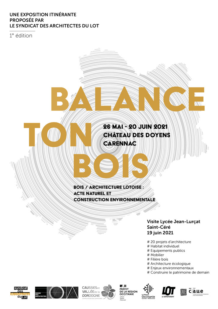 Affiche exposition à Carennac Chateau des Doyens jusqu'au 19 juin 2021