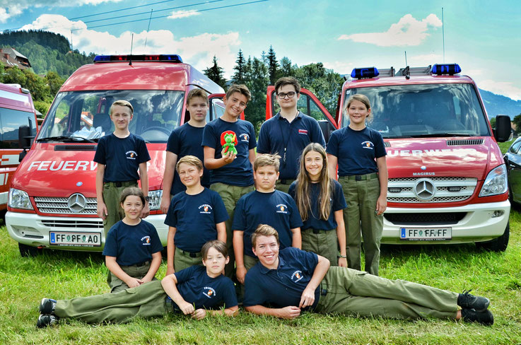 FF Jugend Hainersdorf beim Landesfeuerwerhjugendbewerb in St. Peter am Kammersberg