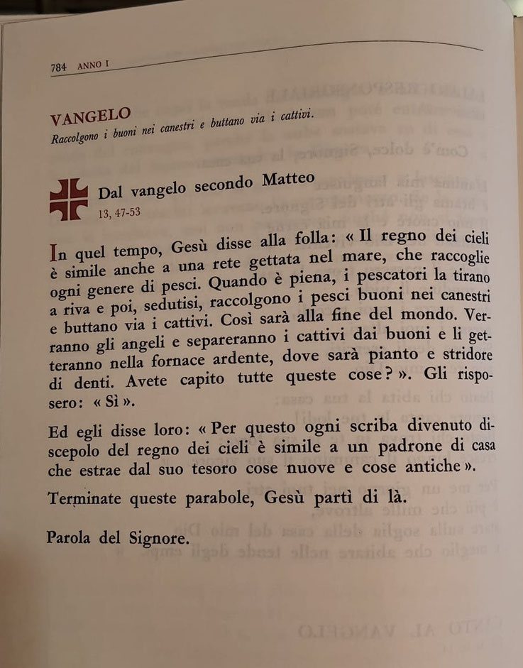 Vangelo del giorno [venerdì 31 luglio 2025]