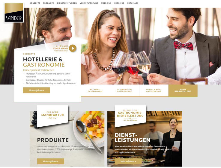 Homepage Sander Gourmet