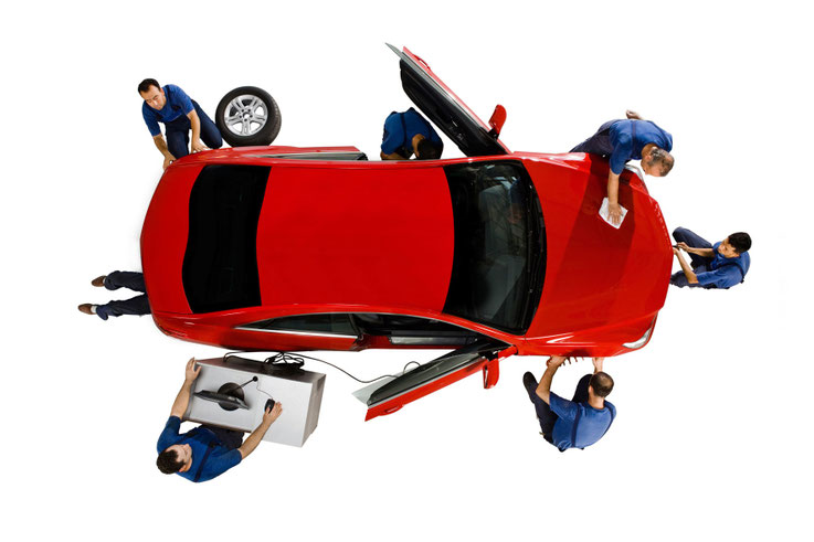 Auto rot Mechaniker Reparatur Werkstatt Bielefeld Kalveram