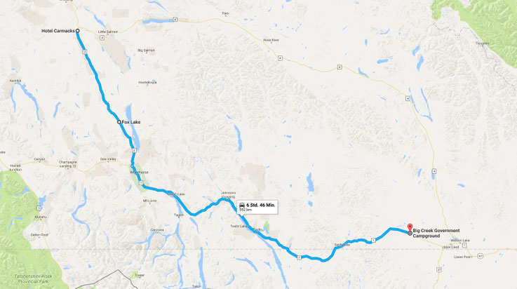 Strecke 22. 7 (Google Maps)