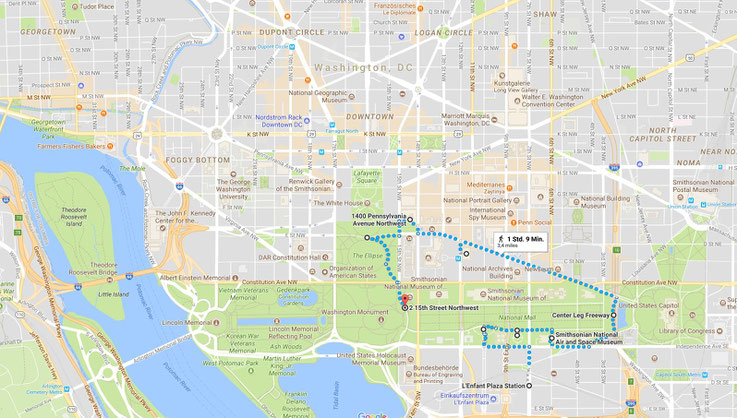 Washington, D.C. (Google Maps)