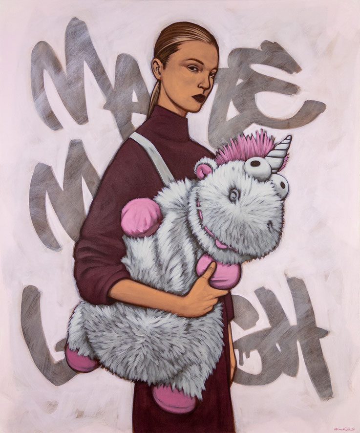 MAKE ME LAUGH | 100 x 120 cm | APR 25